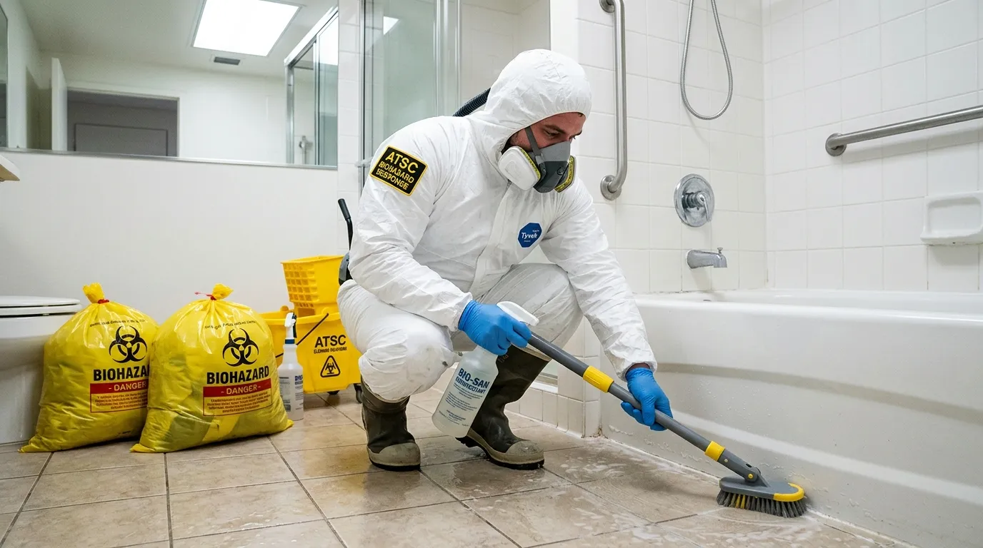 Decontamination equipment deployed for Blood Cleanup in Danvers